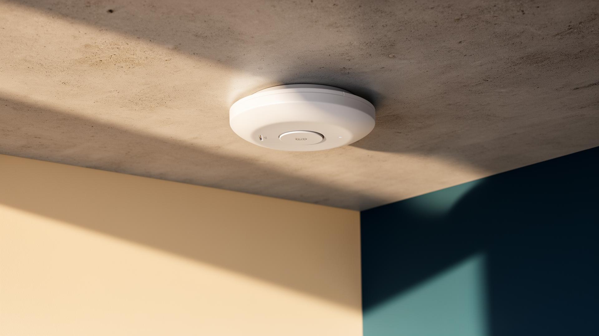 Ceiling-mounted wireless access point